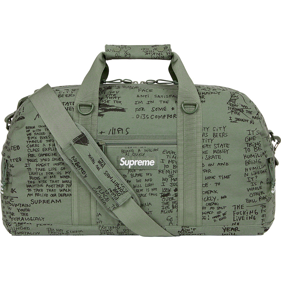 Supreme Olive Duffle Bag - Waterproof Travel Duffel for Gym, Sports & Outdoor Adventures | Carry-On Luggage for Men & Women