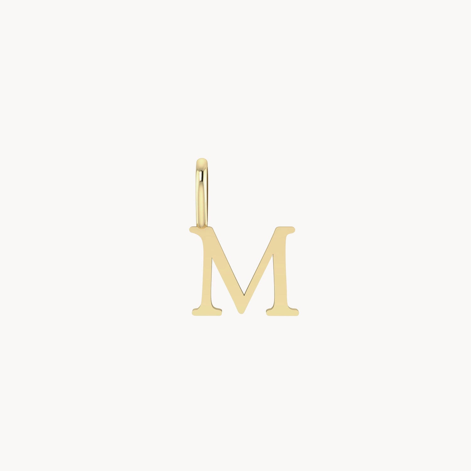 10K Yellow Gold Letter Charm - Personalized Initial Pendant for Necklaces & Bracelets - Perfect for Gifts, Birthdays, and Everyday Jewelry