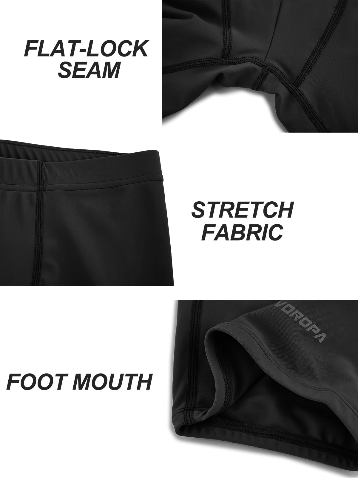 DEVOROPA Youth Boys Swim Shorts - UPF 50+ Nylon Square Leg Swim Trunks for Swimming, Beach & Pool Activities | Quick Dry Comfortable Swimwear for Boys
