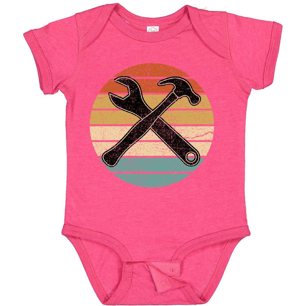 Inktastic Mechanic Tool Set - Durable Handyman Baby Bodysuit for Boys & Girls | Perfect for DIY Enthusiasts, Father's Day Gifts & Playtime Fun