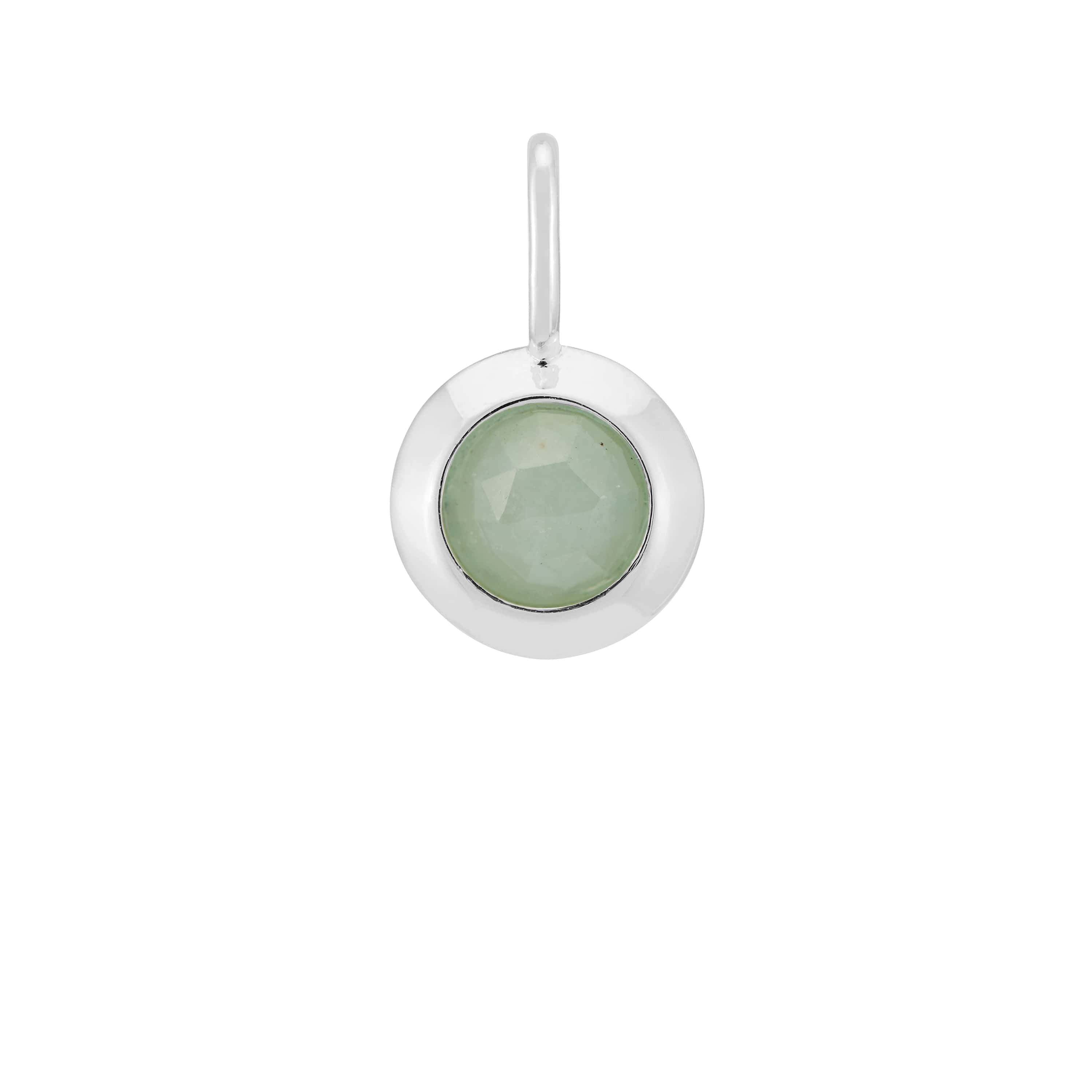 Aquamarine March Birthstone Charm - Elegant Sterling Silver Pendant for Necklace - Perfect Gift for Birthdays, Anniversaries & Special Occasions