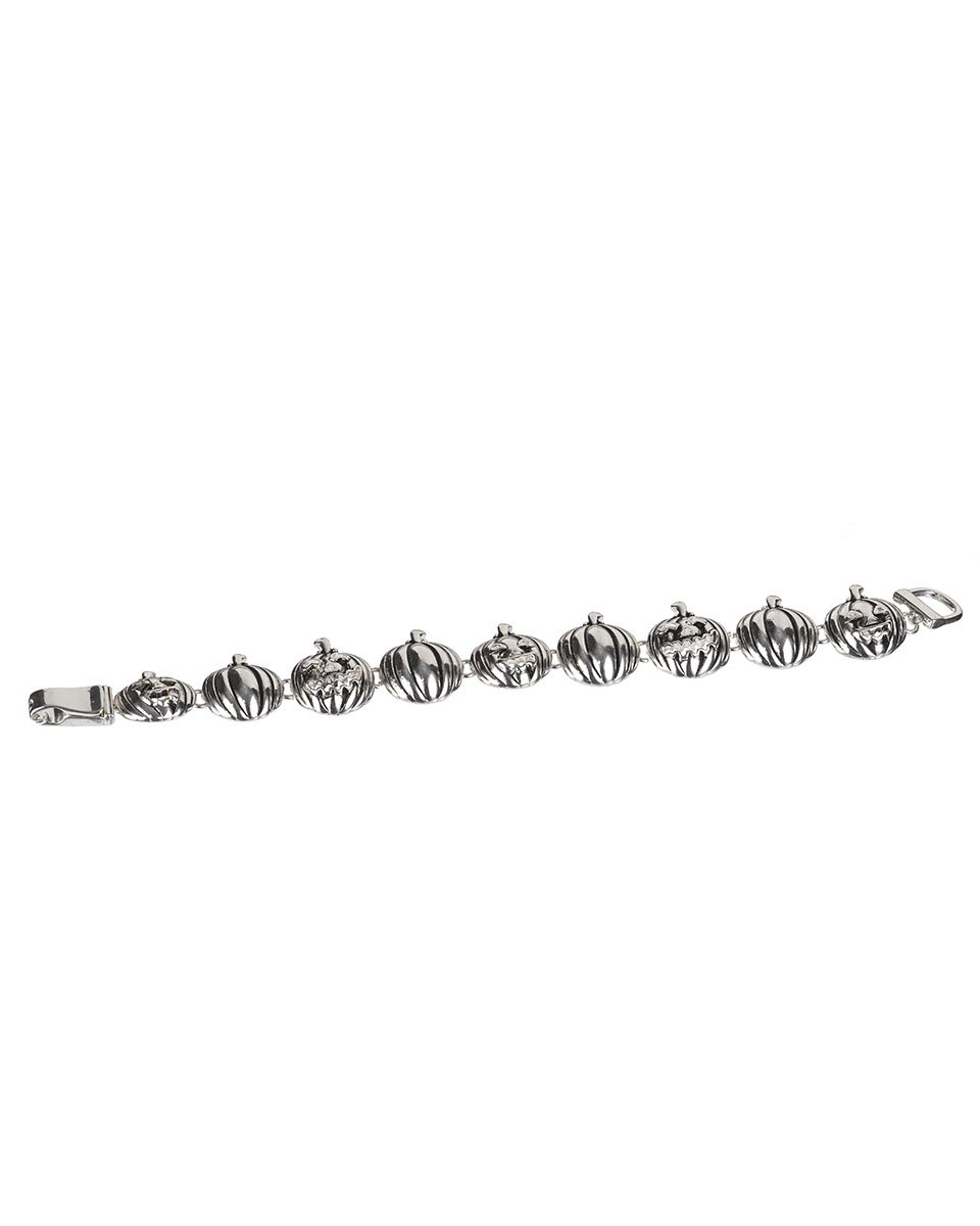 Halloween Pumpkin Bracelet - Magnetic Closure Jewelry for Parties