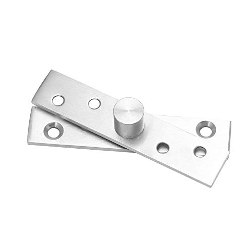 360 Degree Rotating Cabinet Hinges - Stainless Steel Door Pivot Hinge with Up/Down Shaft (75mm/95mm/100mm) for Kitchen Cabinets, Wardrobes & Furniture Installation