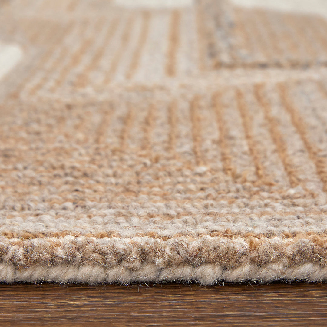 Pollock Brown Rug - Soft & Stylish Area Rug for Living Room, Bedroom, or Office - Non-Slip & Durable Home Decor