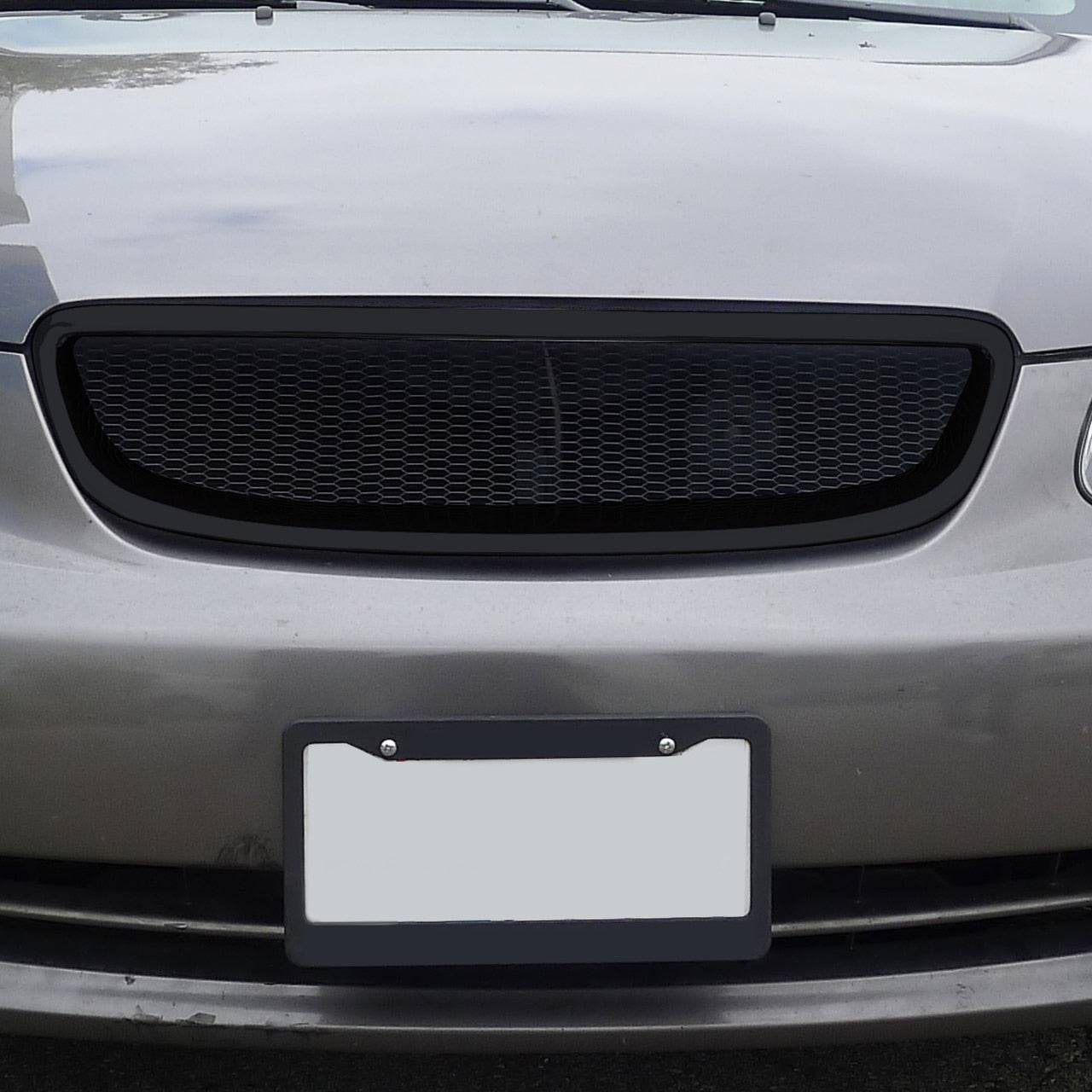 2003-2008 Toyota Corolla Black ABS Mesh Front Grille Replacement - Durable Car Exterior Upgrade for Enhanced Style & Protection | Perfect for Customization & Off-Road Adventures