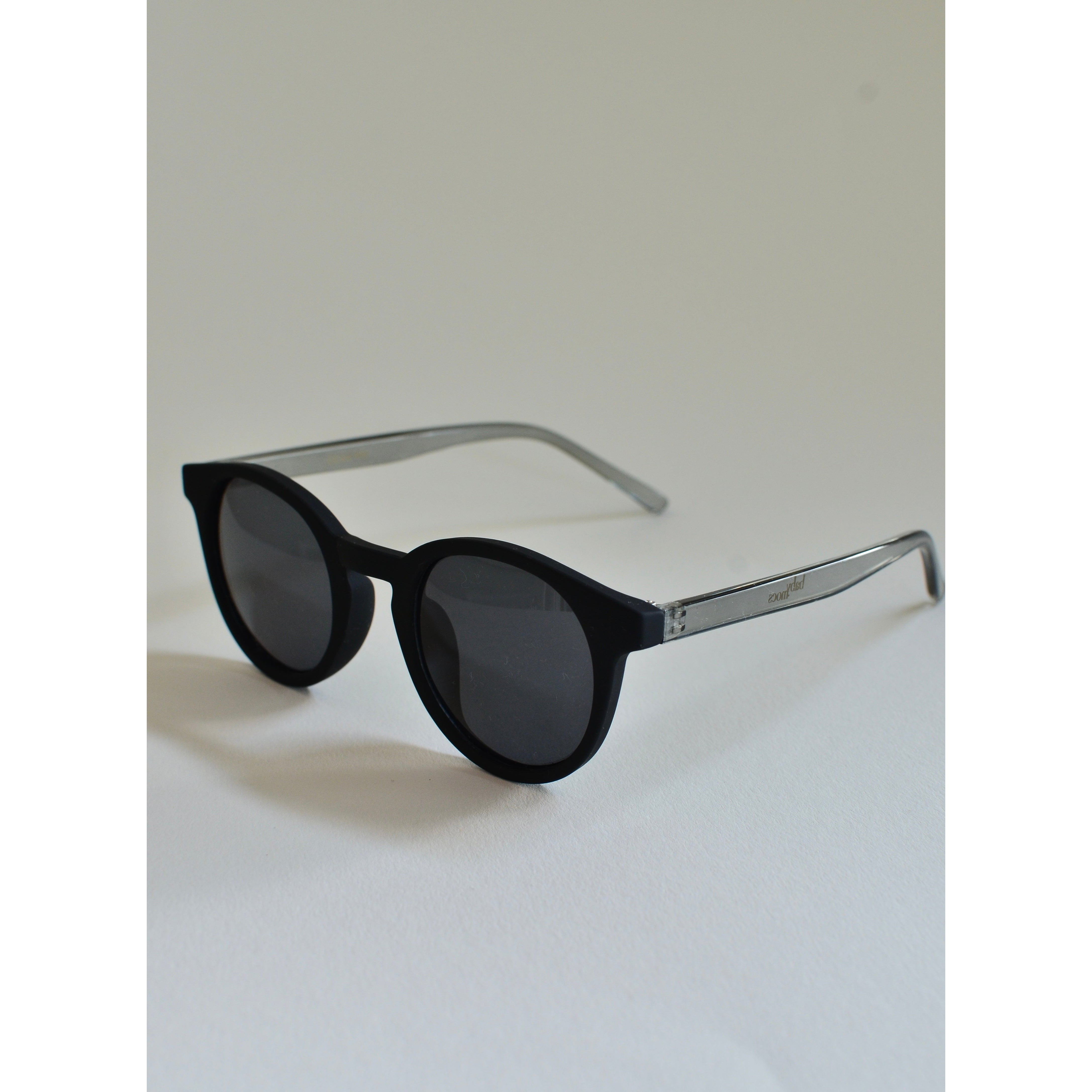 BabyMocs Kids Sunglasses - Classic Black UV Protection for Boys & Girls - Perfect for Outdoor Play, Beach & Summer Activities