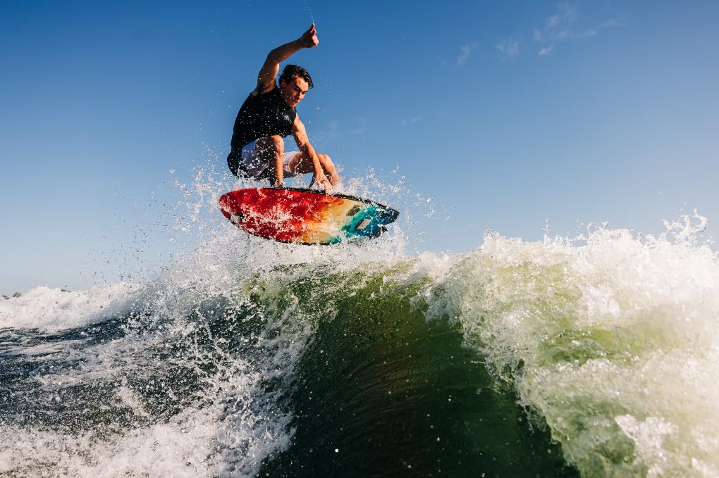 Liquid Force 2025 Rocket Wakesurf Board - Premium Performance Wakesurfing Board for All Skill Levels - Perfect for Lakes, Oceans & Wake Parks