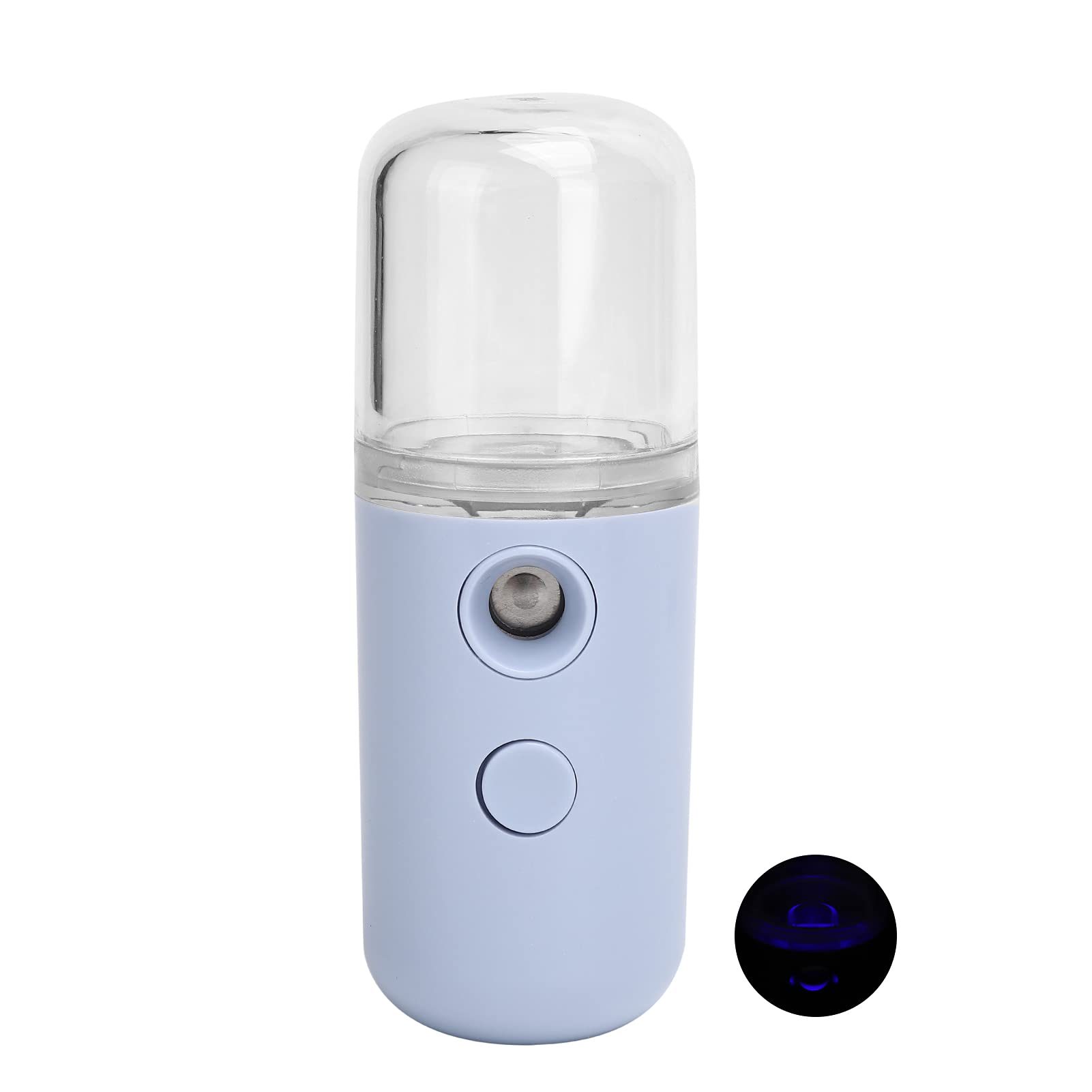 **ZJchao Lavender Facial Mist - Portable Nebulizer Steam Moisturizer for Skin Care, Makeup & Eyelash Extensions | Mini Humidifier for Dry Skin, Spa & Travel Use**