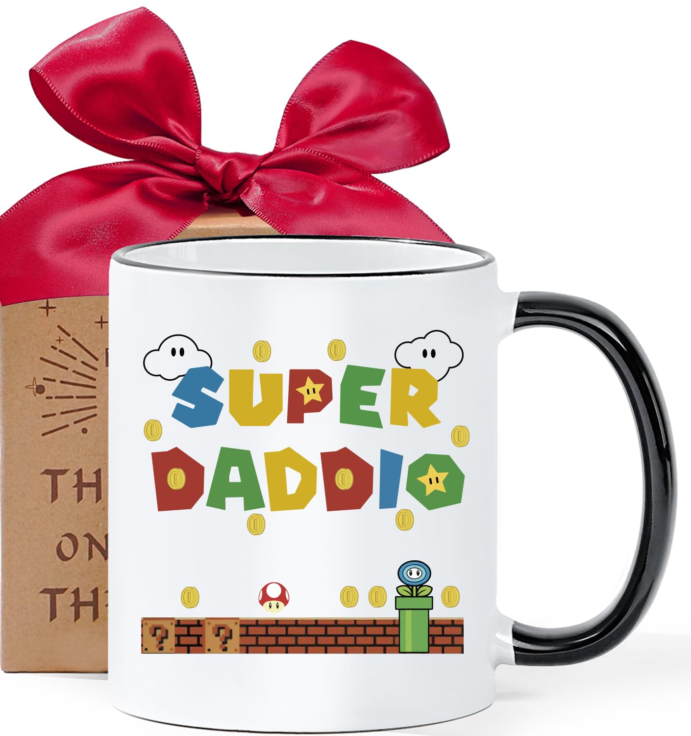 Best Gaming Gifts for Men - Retro Gameboy Coffee Mug with Nintendo Mario Design - Funny 90s Gamer Mug for Coffee & Tea Lovers - Perfect Gift for Gamers, Nintendo Fans & Retro Enthusiasts - Great for Home, Office & Gaming Room Decor