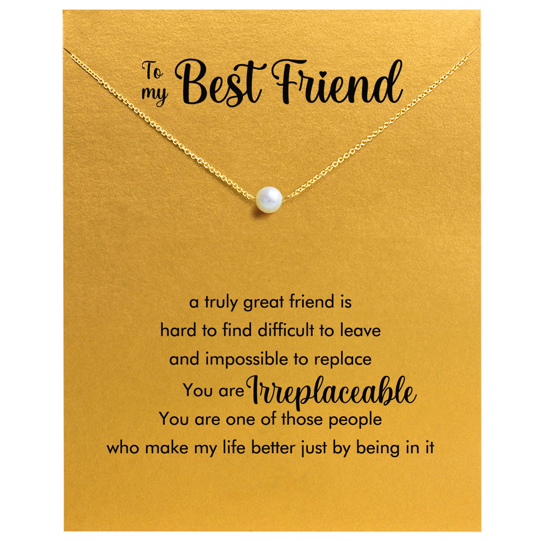 Best Sister Necklace for Women - Unique Sister Gifts & Best Friend Jewelry - Christmas, Birthday, Graduation Present with Wish Card - Perfect for Sisterhood Bonding, Special Occasions and Heartfelt Moments