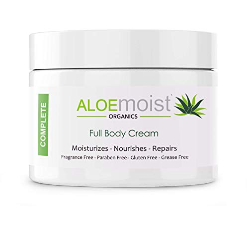 Organic Aloe Vera Body Lotion with Vitamin E & C - Anti-Aging Moisturizer for Face & Body - Retinol & Shea Butter Cream for Dry Skin, Stretch Marks, Acne Scars & Eczema - Soothing After Sun Care - Perfect for Daily Hydration & Post-Sun Recovery (4 oz)