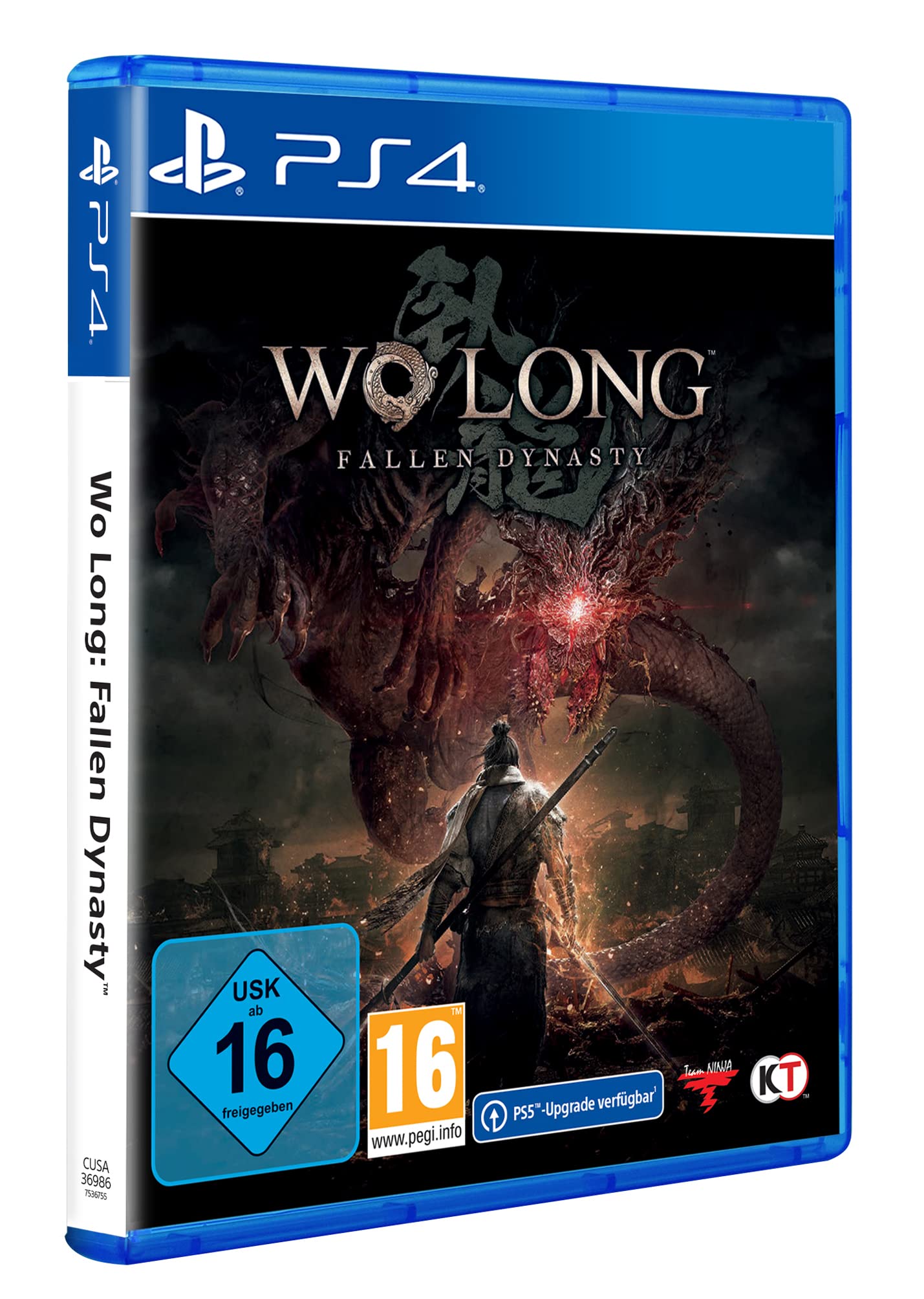 Wo Long: Fallen Dynasty Steelbook Edition for PS4 - Limited Collector's Steelbook Case | Action RPG Game for PlayStation 4 | Perfect for Fans of Dark Fantasy & Samurai Warriors