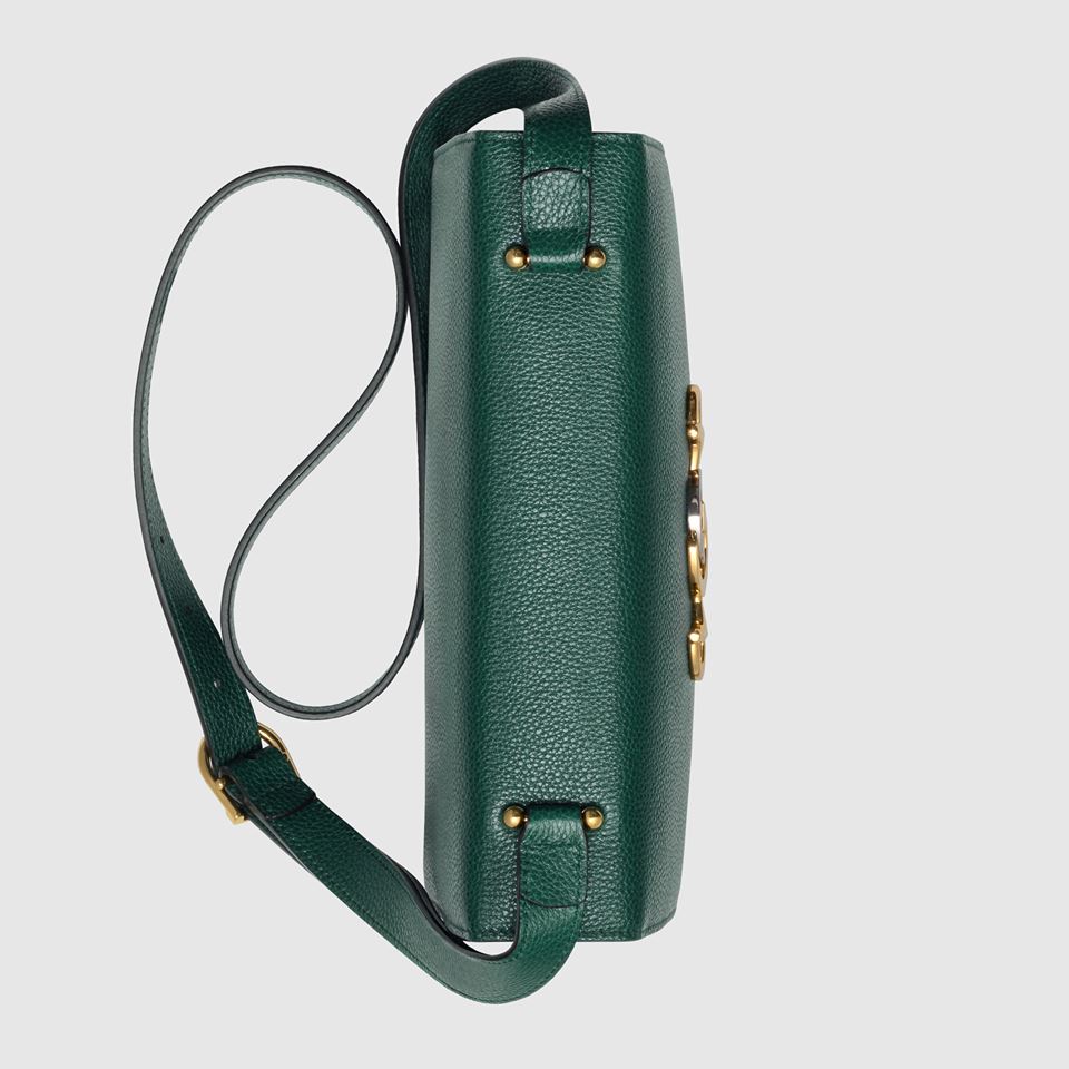 Gucci Zumi Small Shoulder Bag in Dark Green - Genuine Grainy Leather Crossbody Purse for Women | Perfect for Work, Date Night & Travel Accessories
