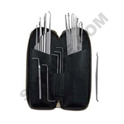 20 Piece Professional Lock Pick Set - High-Quality Lock Picking Tools for Beginners & Experts - Perfect for Locksmith Training, Home Security, and Emergency Lockout Situations
