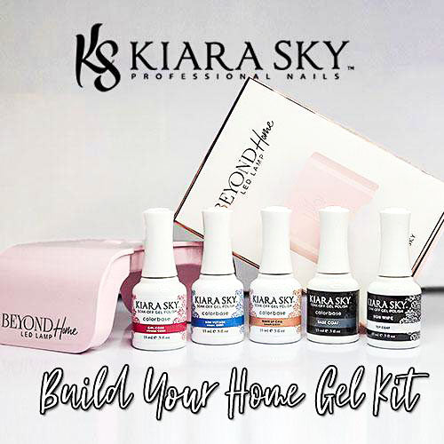 Kiara Sky Professional Gel Nail Kit - DIY Home Manicure & Pedicure Set with LED Lamp for Salon-Quality Nails | Perfect for Gifts, Parties & Self-Care Days