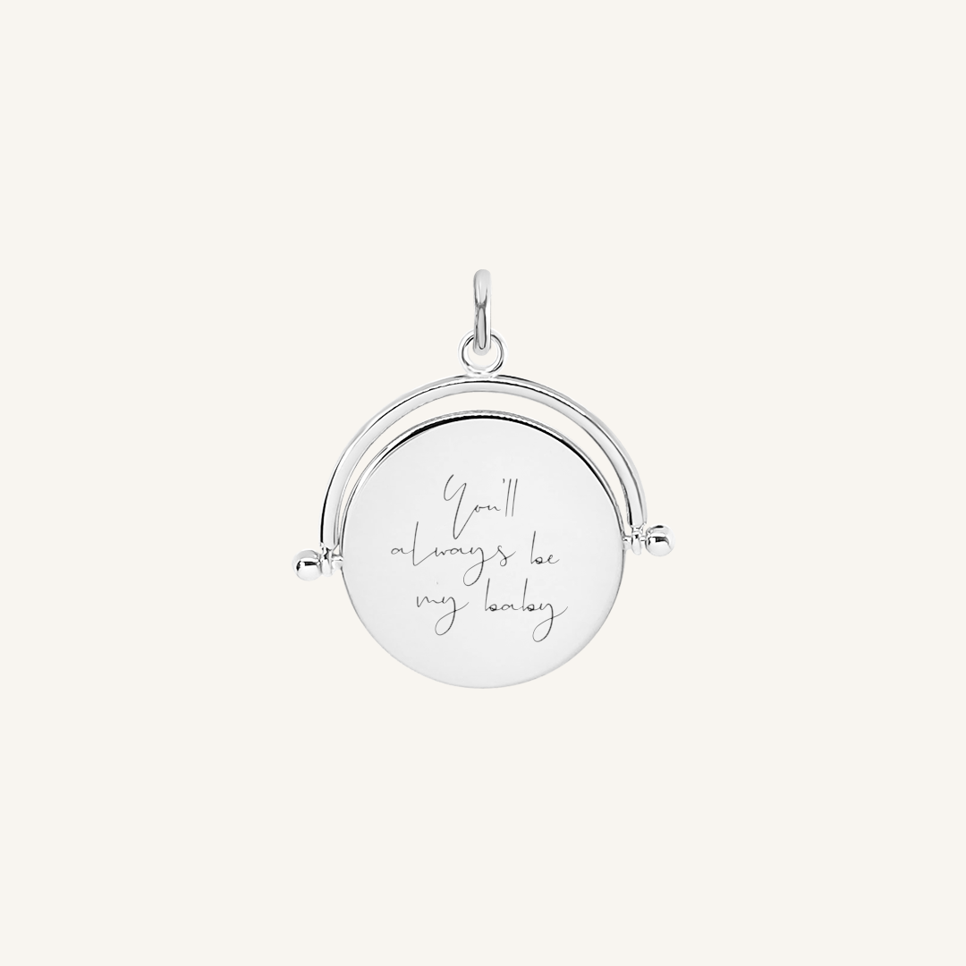 Jessica Urlichs Etch Pendant Necklace - Elegant Personalized Jewelry Gift for Women | Perfect for Anniversaries, Birthdays & Special Occasions