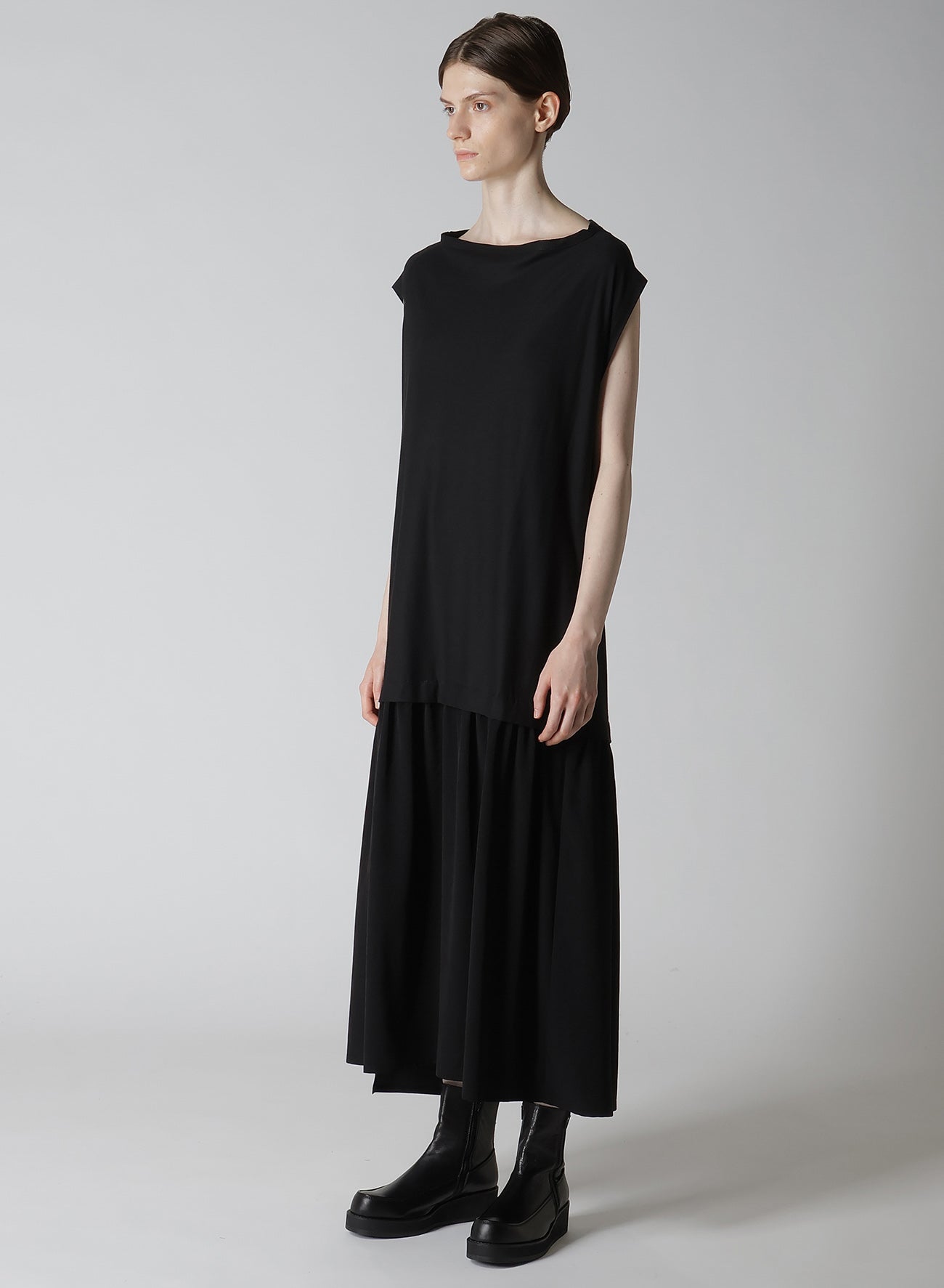 Elegant French Sleeve Crepe de Chine Dress - Women's Flowy Summer Dress for Weddings, Parties & Office Wear