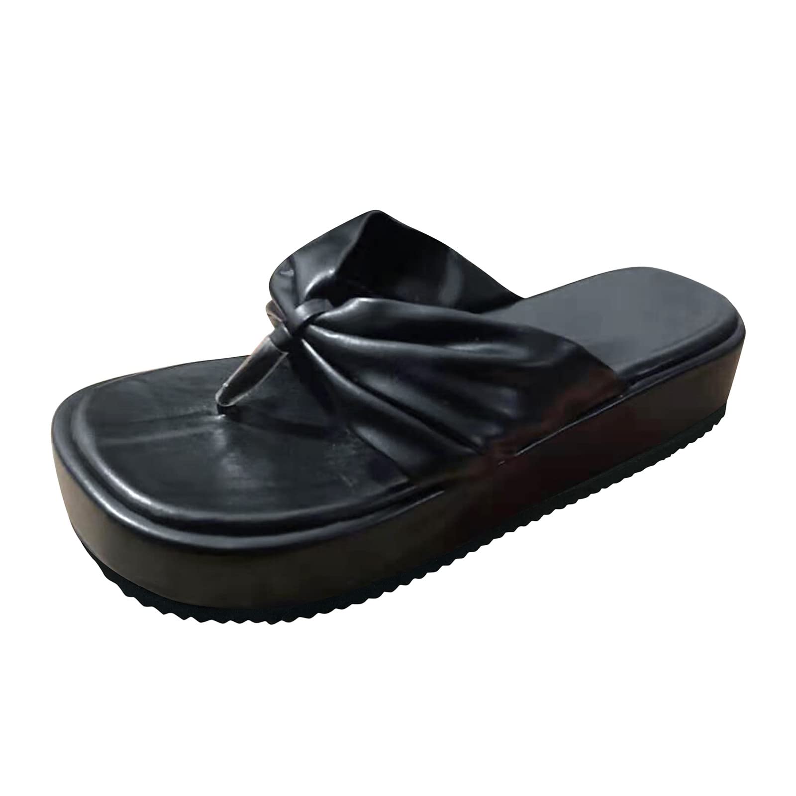 Women's Fashion Platform Sandals - Thick Cushioned Casual Closed-Toe Shoes for Ladies | Perfect for Outdoor Walking, Beach Vacations & Summer Outfits