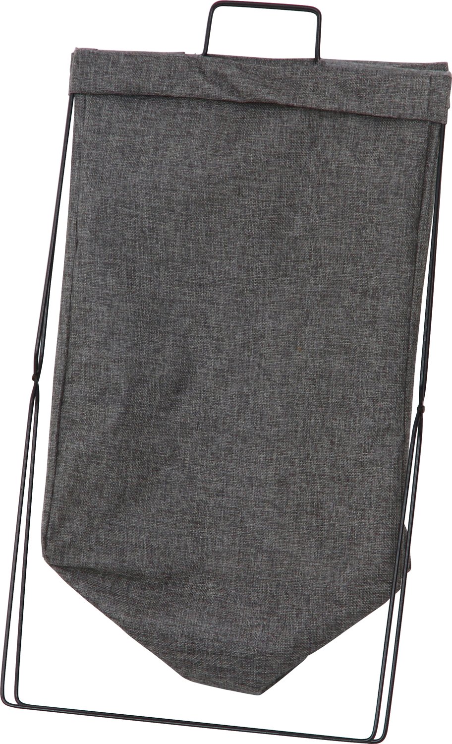 Fuji Boeki Foldable Laundry Basket - 30L Slim Storage Hamper (14.6x10.6x23.6 inches) - Space-Saving Gray Laundry Bin for Home, Camping & Toy Storage | Perfect for Small Spaces, Dorm Rooms & RV Travel