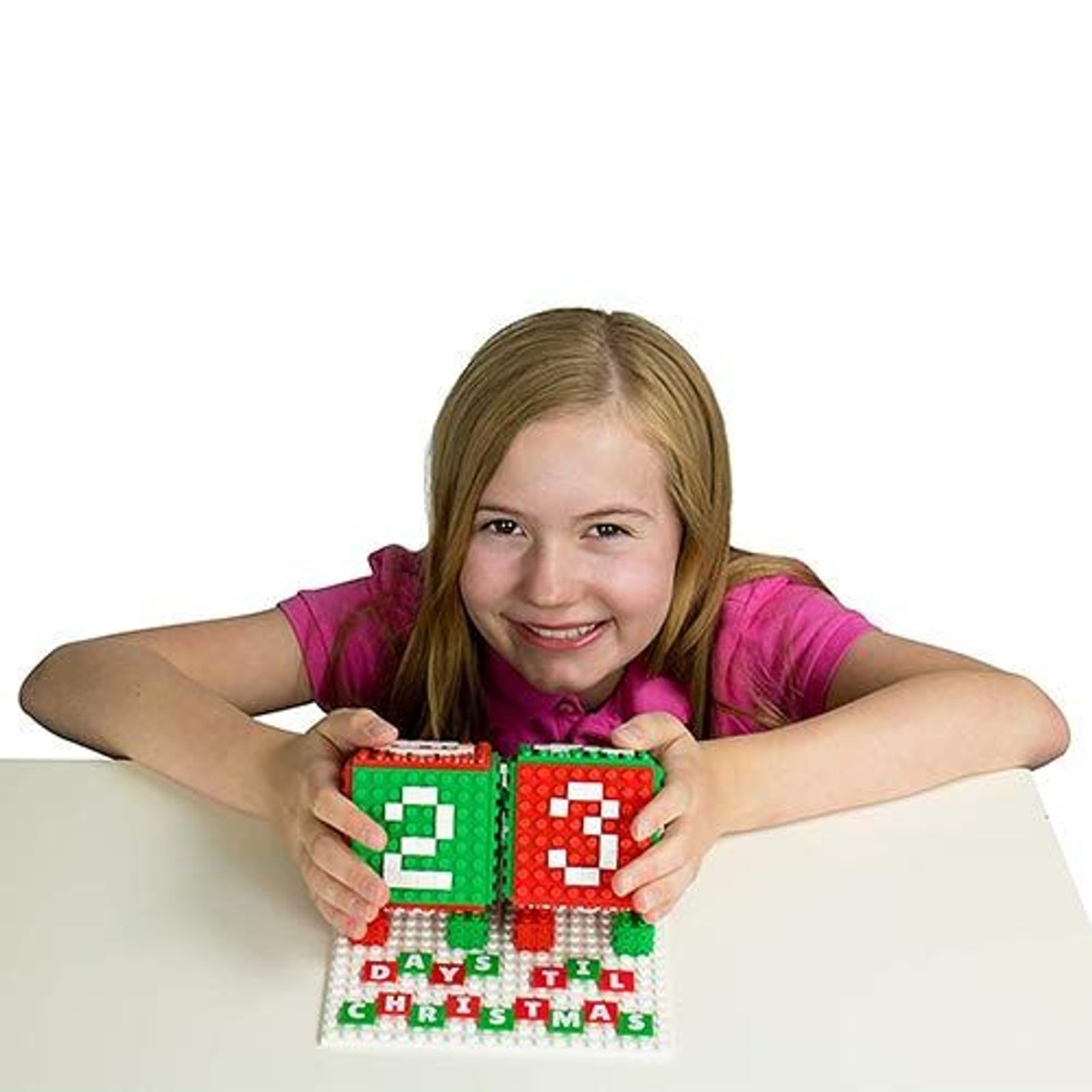 Strictly Briks 24-Day Advent Calendar Set - 713 Pieces, LEGO Compatible Building Blocks with Baseplates, 1x1 Pixels & 3D Briks | STEM Educational Toy for Kids | Perfect for Christmas Countdown, Holiday Decor & Creative Play