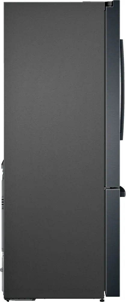 Bosch 36 Inch Smart Refrigerator with Ice Maker - Black Stainless Steel B36CT80SNB | Energy Efficient French Door Fridge for Modern Kitchen & Large Family Use