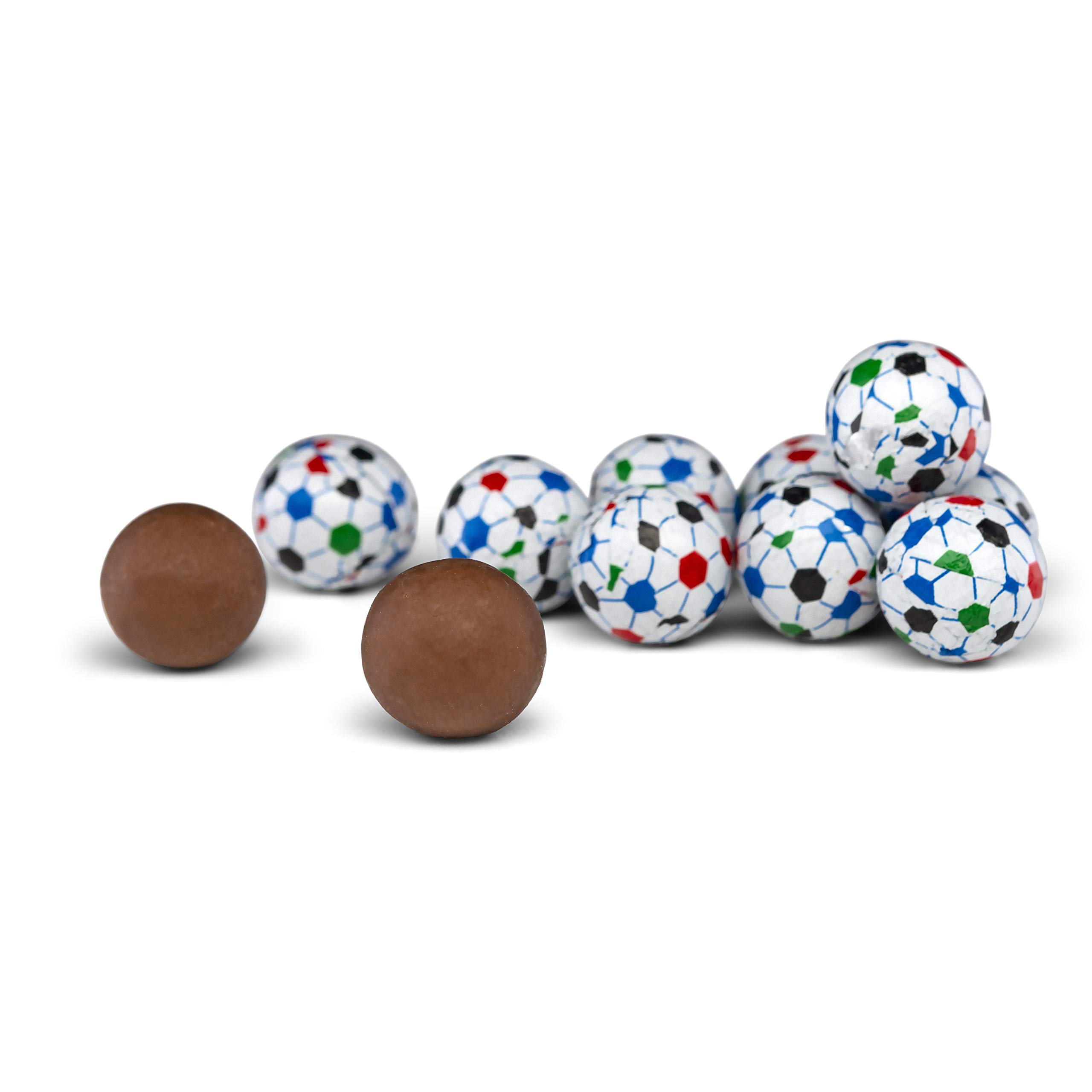Premium Madelaine Milk Chocolate Soccer Ball Candy - 1 LB (80 Count) World Cup Party Favors, Bulk Chocolate Treats for Sports Events, Birthday Parties & Game Day Snacks