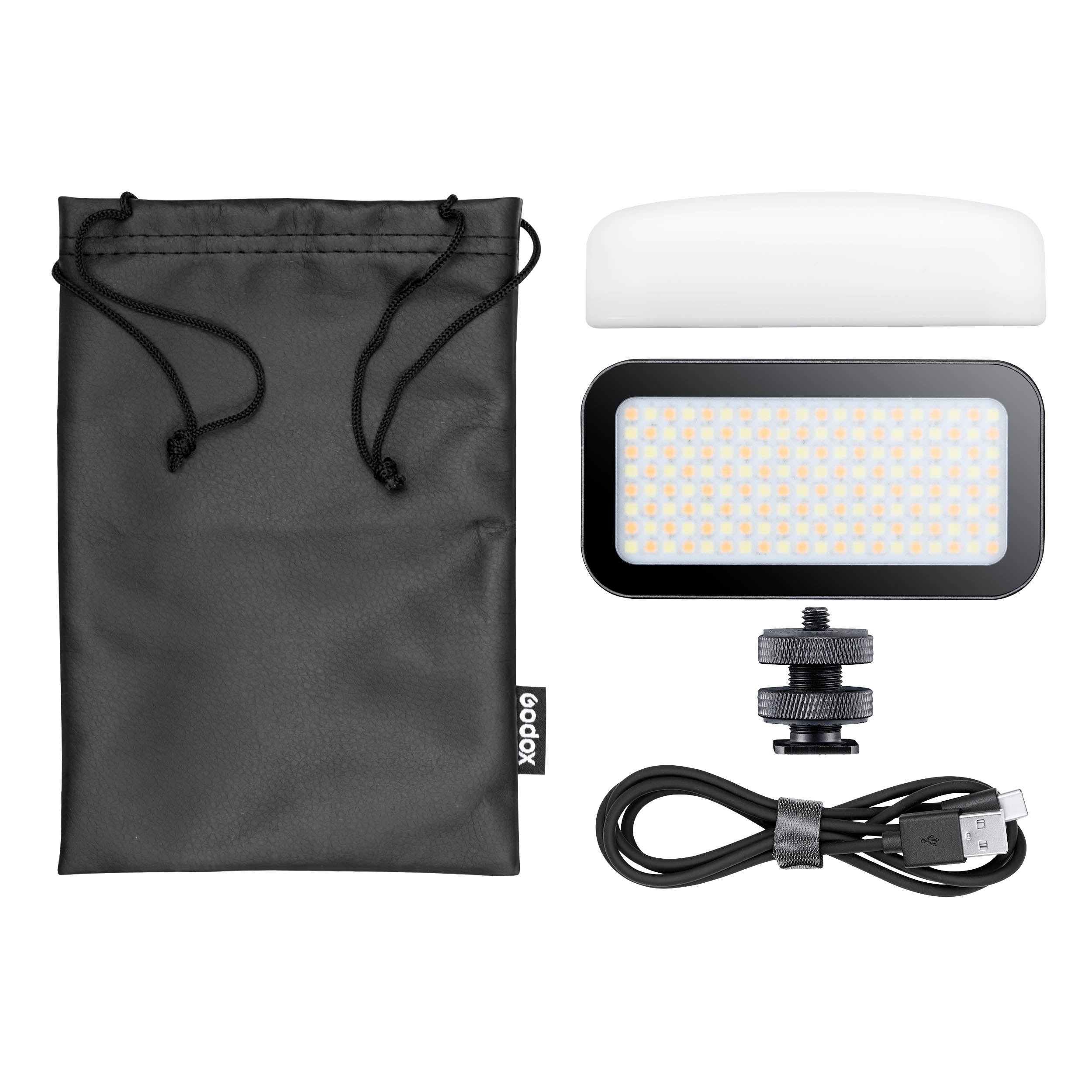 WL8P Pocket-Sized Bi-Color Waterproof LED Light - Perfect for Photography, Camping, and Emergency Use