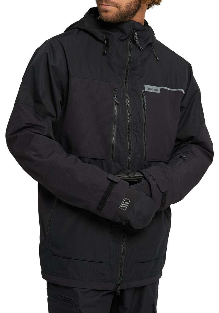 Burton Frostner 2L Waterproof Jacket for Men & Women 2024 - Lightweight Winter Snowboarding Coat for Skiing, Hiking & Outdoor Adventures