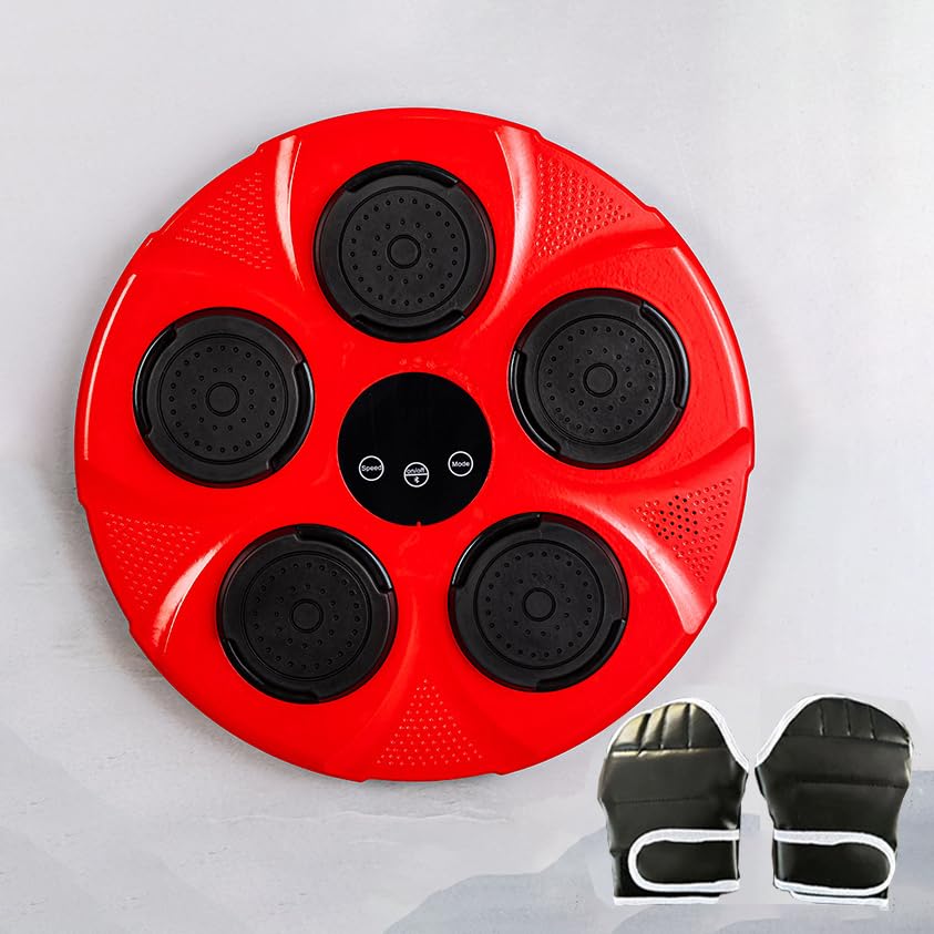 ZWDMAER Smart Electronic Music Boxing Machine - Wall Mounted Punching Bag Trainer with LED Display for Home Gym & Fitness Training | Perfect for Boxing Workouts, Stress Relief & Cardio Exercise