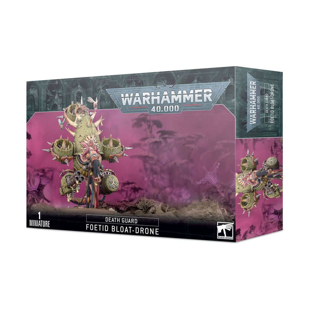 Warhammer 40K Death Guard Foetid Bloat Drone - Nurgle Chaos Daemon Engine Miniature for Tabletop Wargaming & Collection