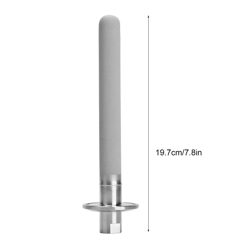 6 Inch Stainless Steel Sintered Carbonation Stone - SS316 Diffuser Stone for Soda Carbonation - Perfect for Home Brewing, Kegging & Craft Beer Making