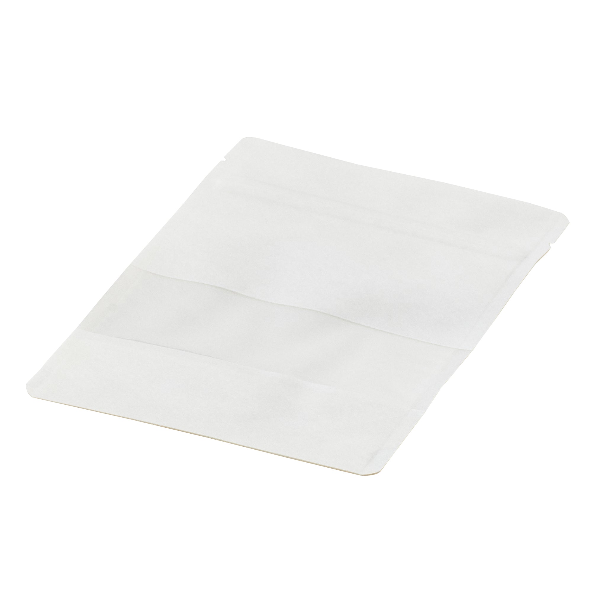 White Plastic Small Window Bags with Heat Seal - 7 x 4.75 x 1.5 Inches (100 Count) for Food Packaging, Retail Display & Organizing Small Items