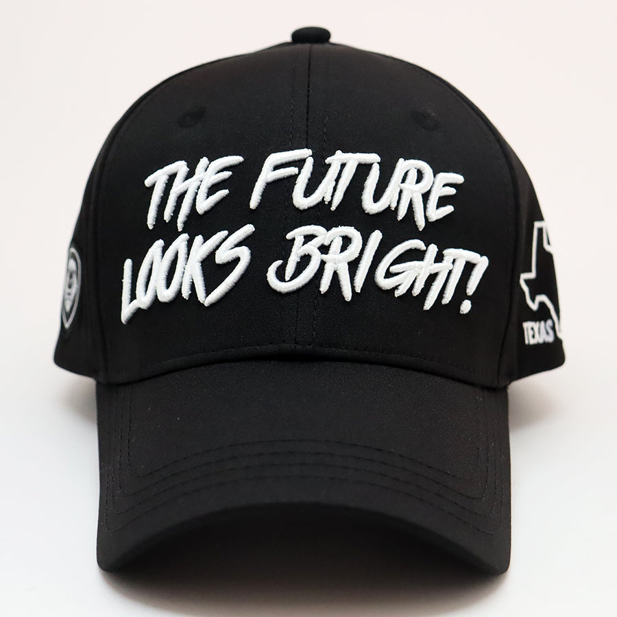 Texas State Future Looks Bright Black Snapback Hat - Adjustable Dad Cap for Men & Women - Perfect for Sports, Outdoor Activities, and Casual Wear