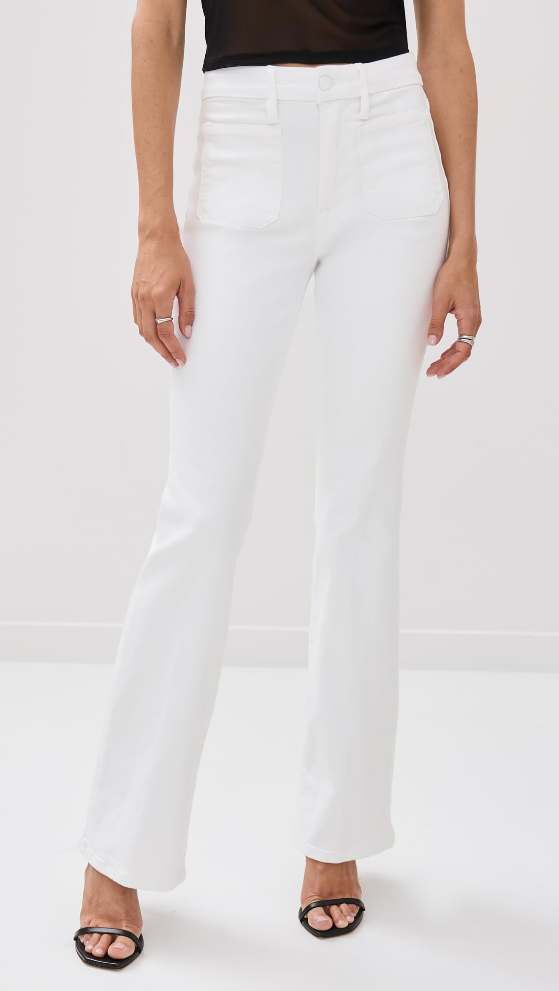 Good American Women's Classic Bootcut Jeans - High Waist Stretch Denim for Comfort & Style | Perfect for Casual Wear, Night Out & Everyday Fashion