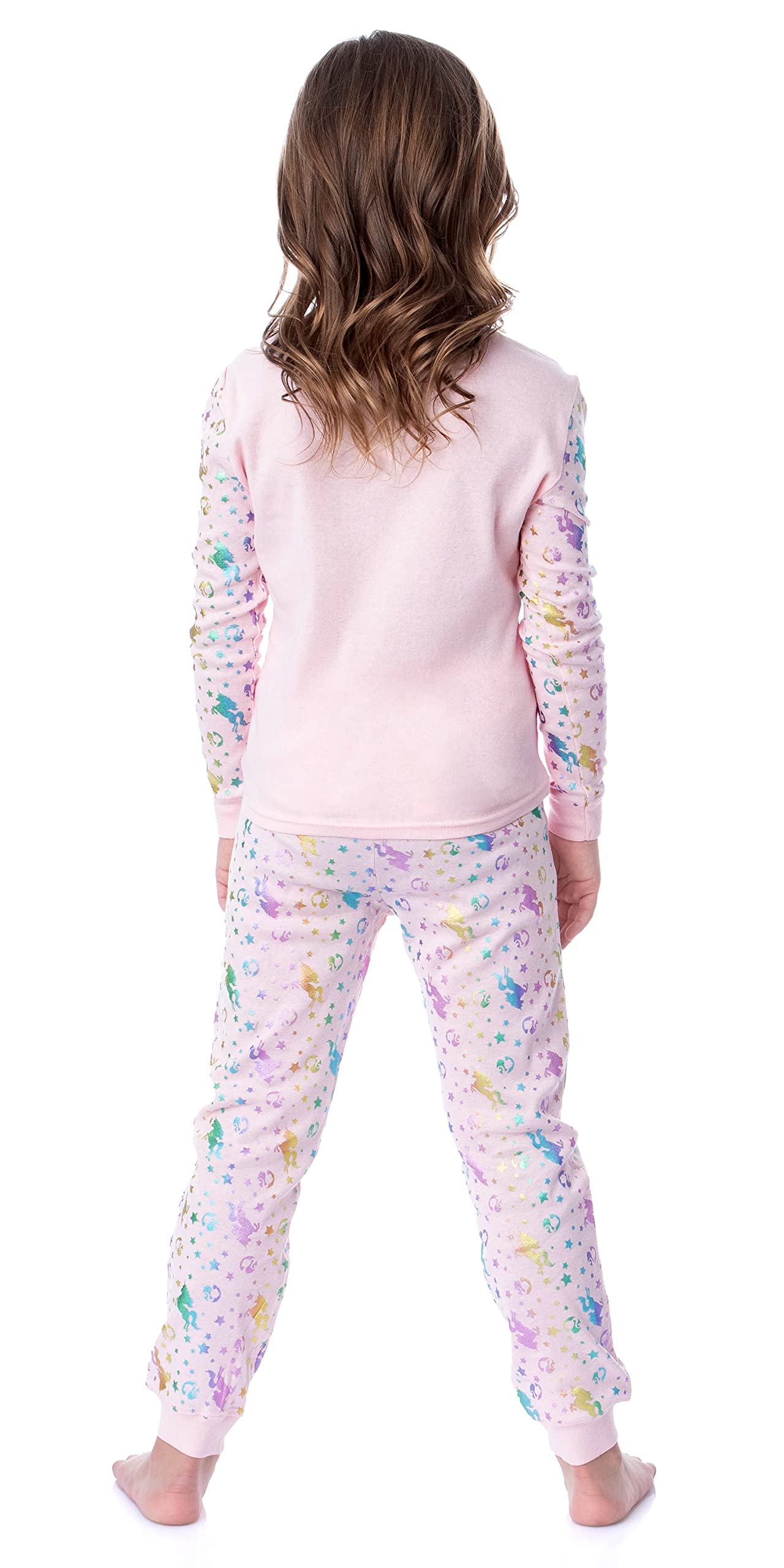Barbie Dream Team Unicorn Pajama Set for Girls - Soft Sleepwear with Best Friend Theme | Perfect for Sleepovers, Birthday Gifts & Playtime