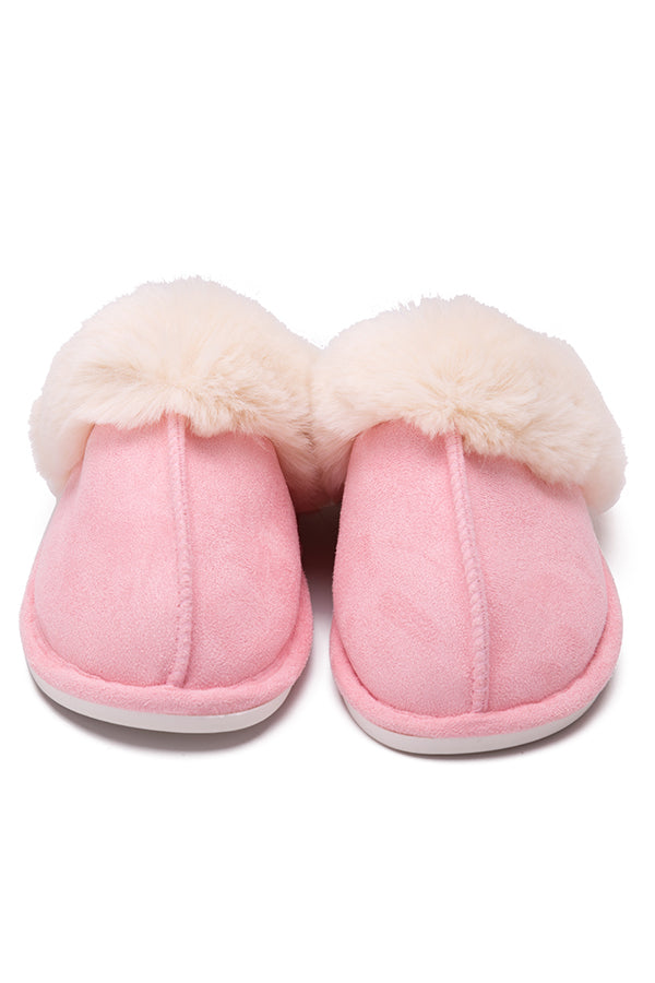 Cozy Plush Cotton Slippers for Women & Men - Soft Indoor House Shoes with Non-Slip Sole - Perfect for Winter, Home, Office and Hotel Use