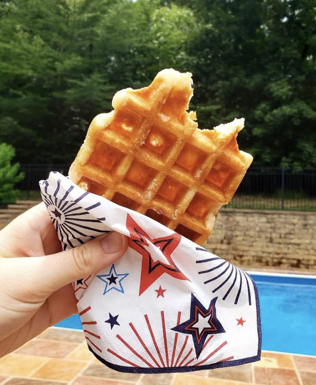 Authentic Imported Belgian Pearl Sugar Waffles - Traditional Recipe (15 Pack, 100g Each) - Perfect for Breakfast, Brunch & Dessert