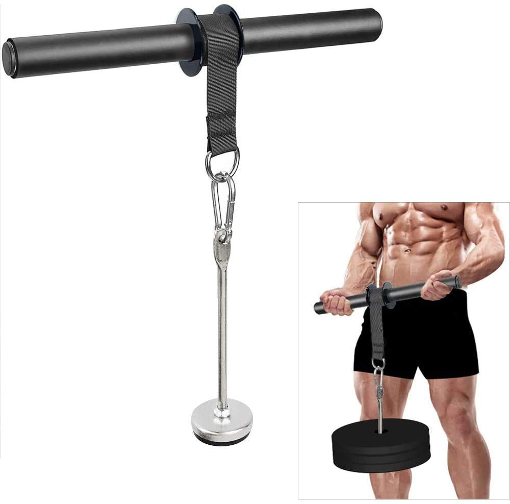 Forearm Wrist Roller - Arm Strength Trainer with Wider Nylon Straps for Weight Bearing Exercises | Home Gym Equipment for Grip & Forearm Workouts | Perfect for Strength Training, Fitness Enthusiasts & Home Workouts