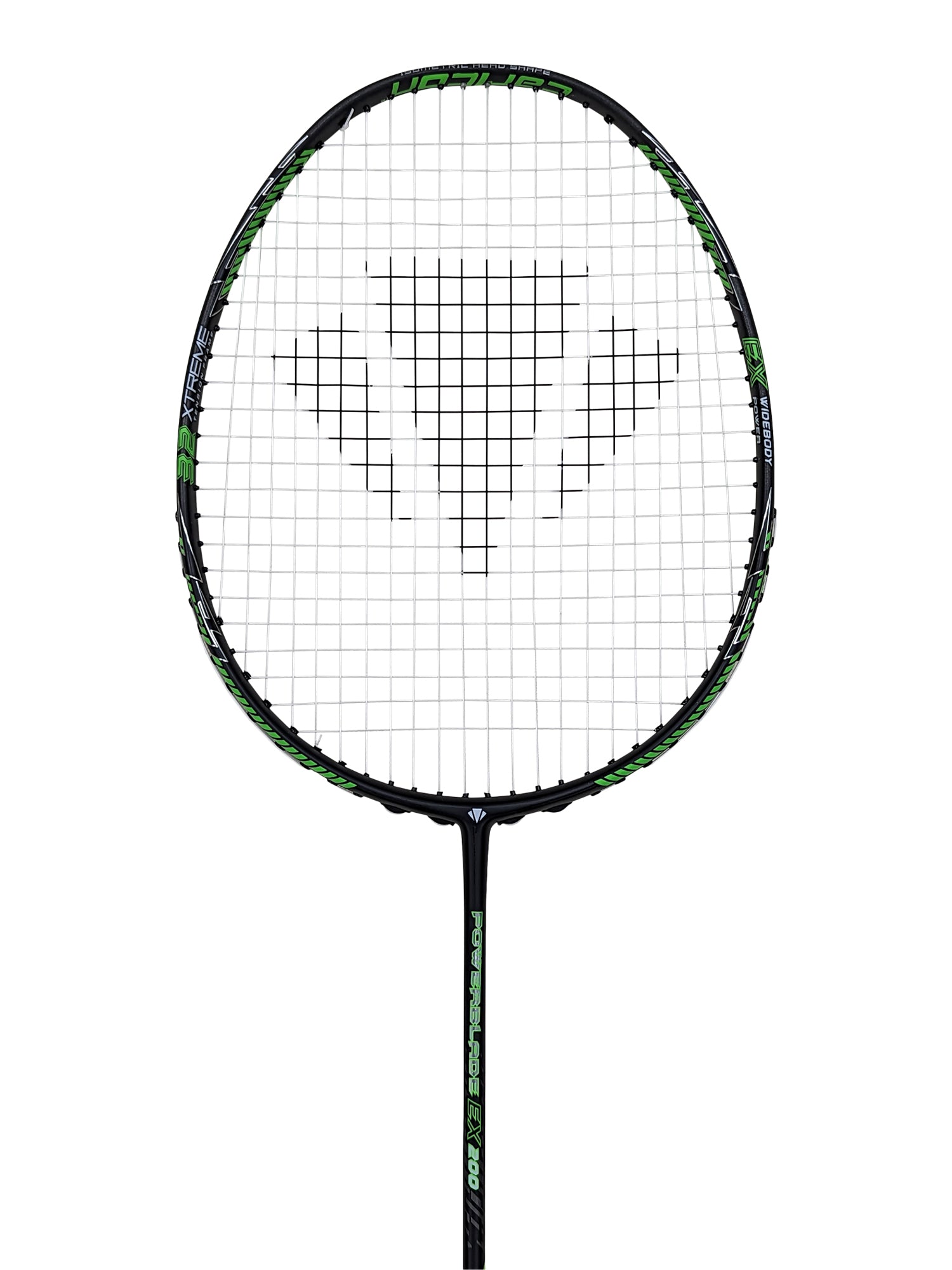 Carlton POWERBLADE EX200 Badminton Racket - Pre-Strung Carbon Fiber Shuttlecock Racquet for Professional & Recreational Players - Perfect for Indoor/Outdoor Court Games & Training Sessions