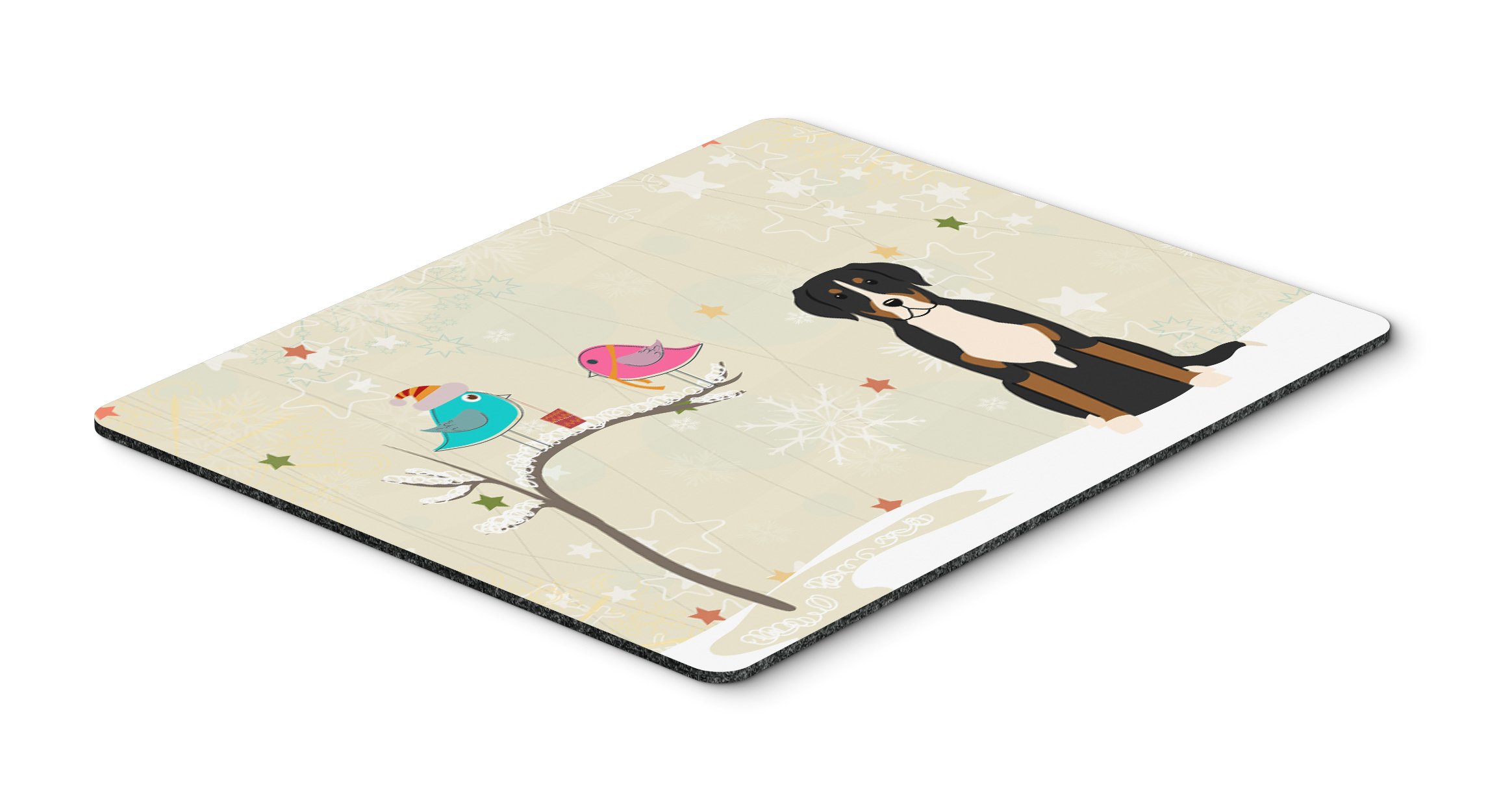 Greater Swiss Mountain Dog Mouse Pad & Trivet - Washable Large Non-Slip Desk Mat for Home Office, Gaming, Computers & Laptop - Perfect for Work, Study & Coffee Protection (BB2509MP)