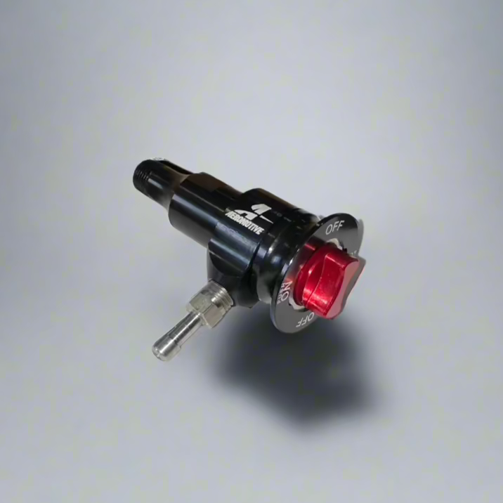 Aeromotive Billet Fuel Sample Valve - High Performance Fuel System Accessory for Racing & Automotive Use