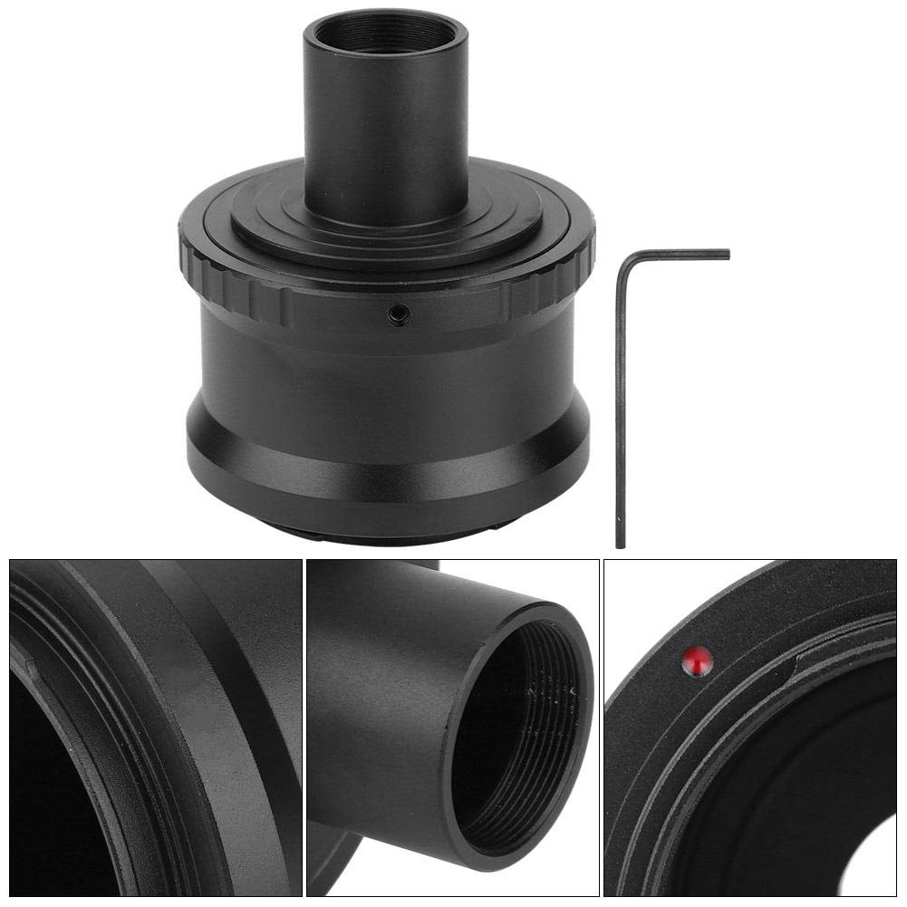 Qiilu T2-NEX Microscope Adapter Ring for Sony NEX Mount Cameras - Compatible with Microscopes & DSLR Photography | Perfect for Lab Research, Science Education & Macro Photography
