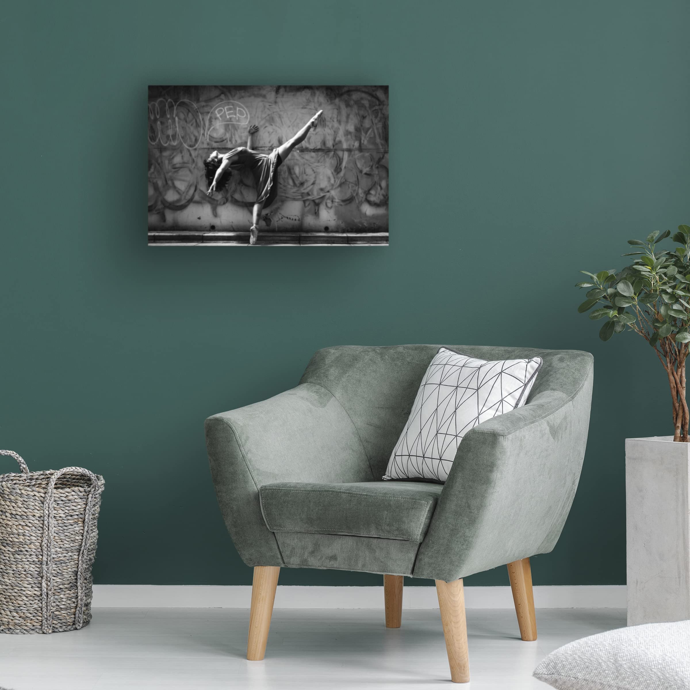 Trademark Fine Art 'Dance' Canvas Wall Art by Toru Matsunaga - Modern Abstract Painting for Living Room, Bedroom & Office Decor
