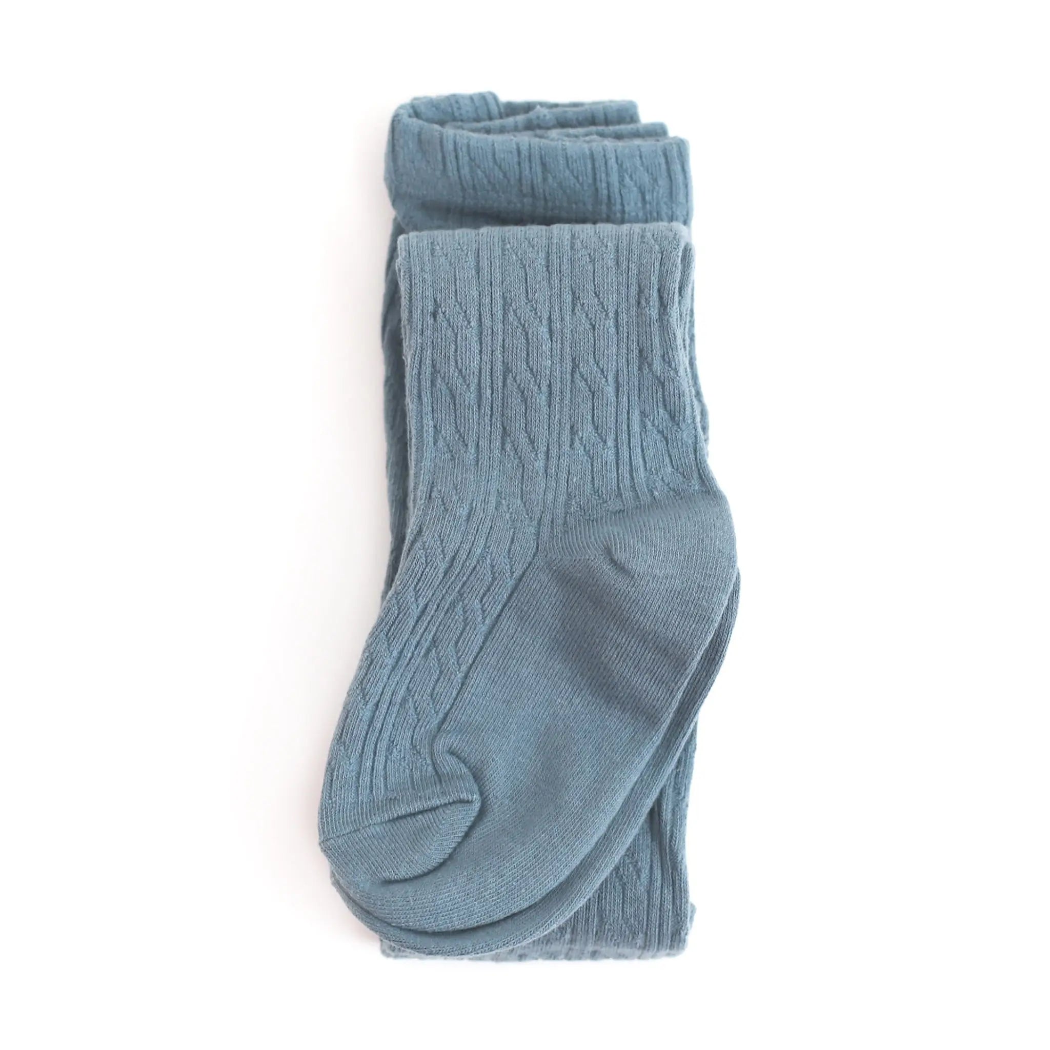 Women's Denim Cable Knit Tights - Stretchy Comfortable Winter Leggings for Casual Wear, Work & Outdoor Activities