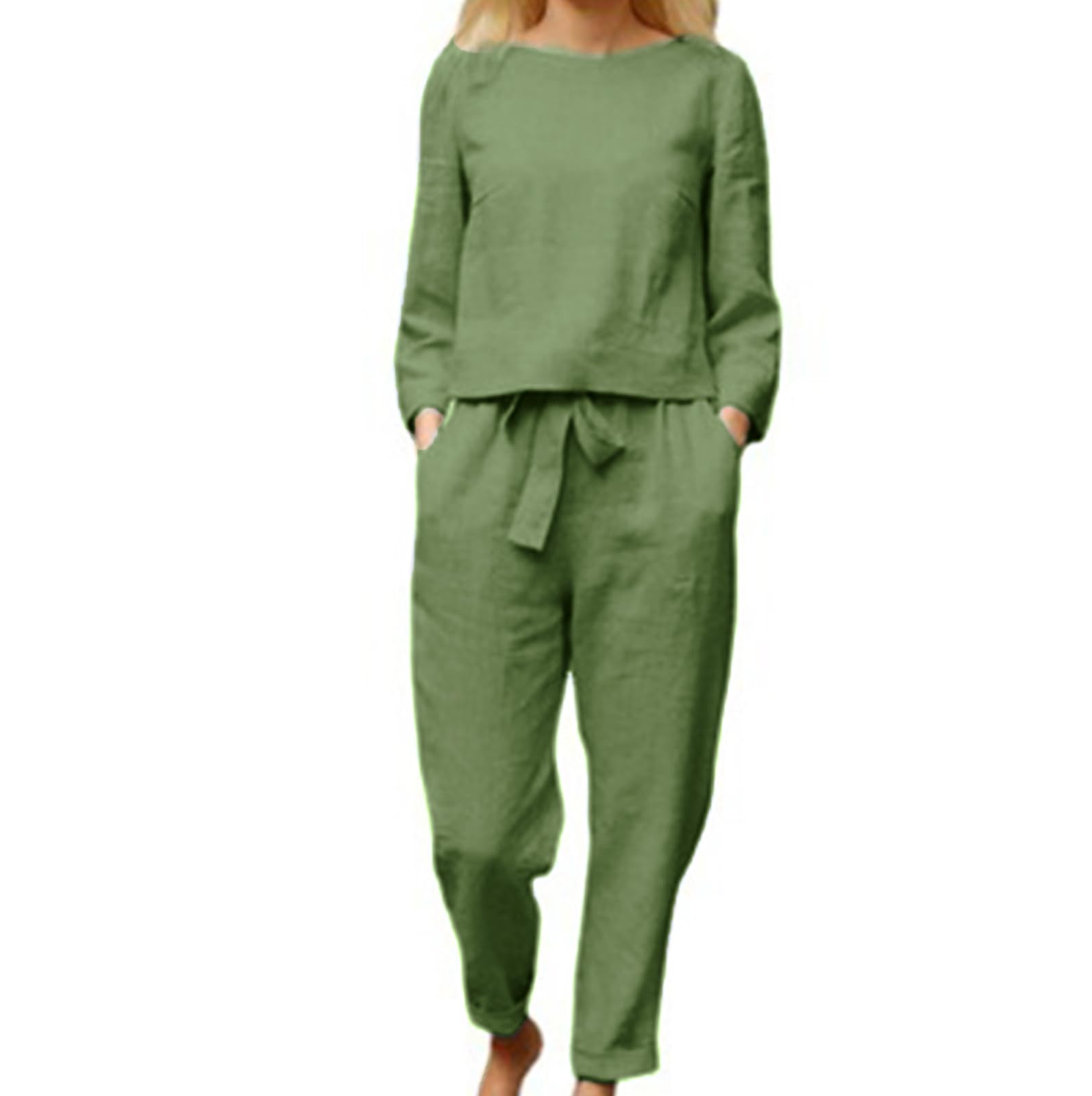 Women's 2-Piece Matching Shorts Set - Summer Lounge & Beach Outfit - Comfortable Cotton Shorts & Top Set for Casual Wear, Vacation, and Relaxation