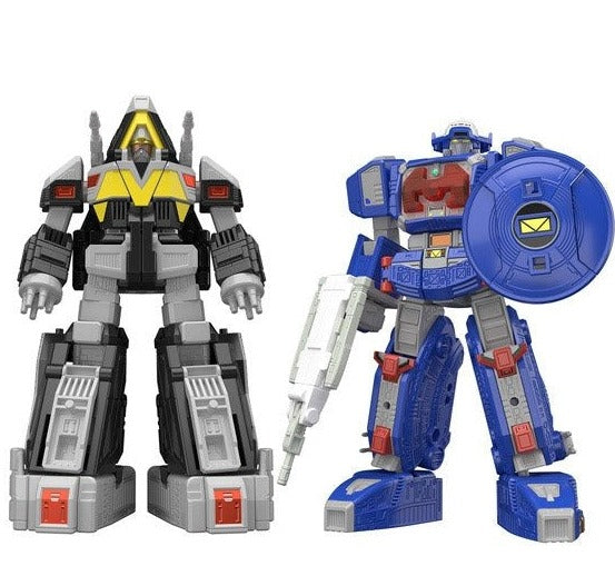 Bandai Shokugan Super MiniPla Power Rangers Denji Gattai Galaxy Mega & Delta Mega Model Kit – Build & Display Your Favorite Power Rangers Robots for Collectors & Fans