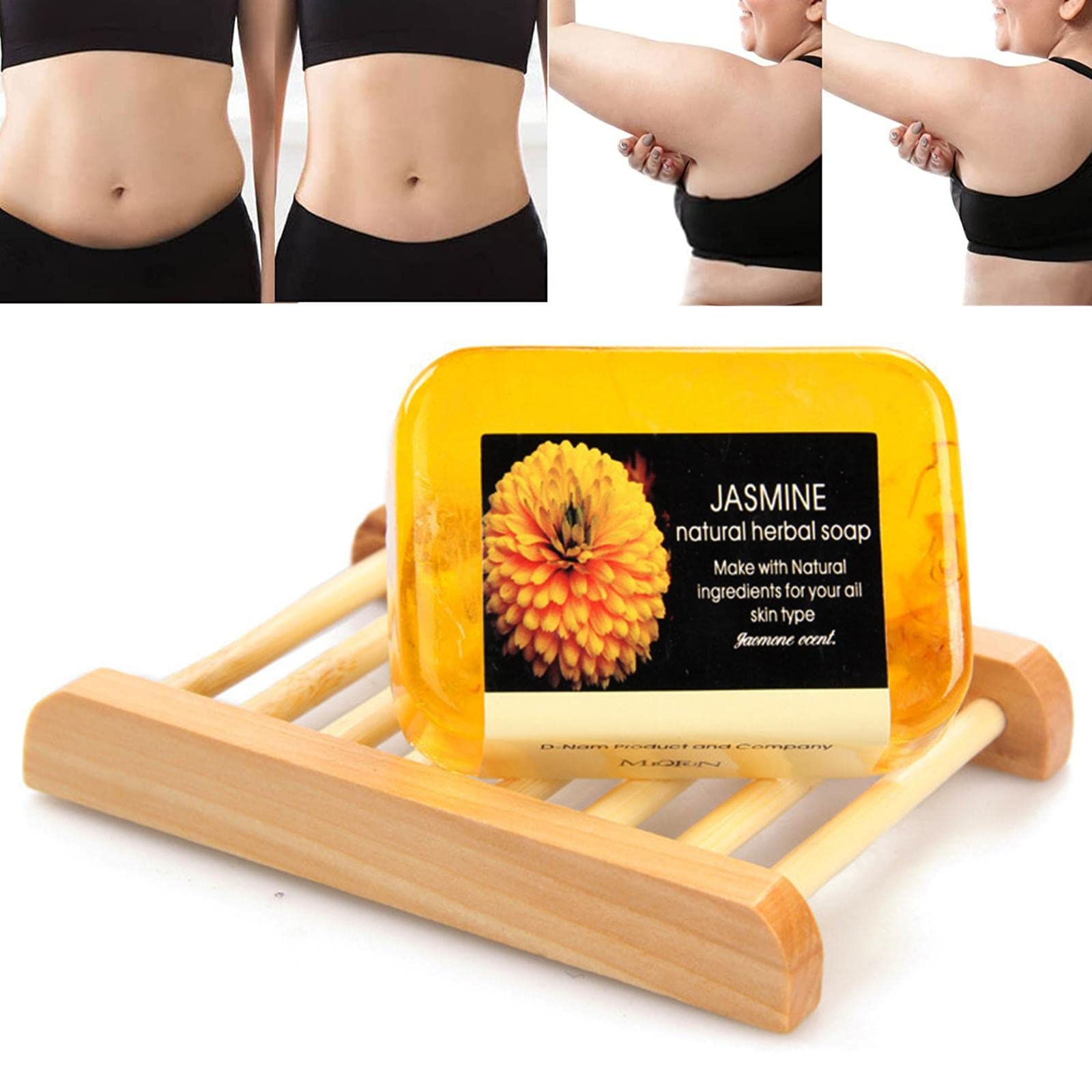 90g Natural Marigold Flower Essential Oil Handmade Soap - Aromatherapy, Skin Cleansing, Moisturizing & Whitening Face Soap (3PCS) - Perfect for Spa, Relaxation & Daily Skincare Routine
