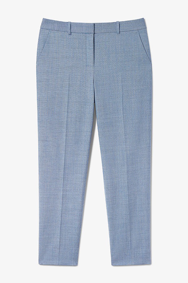 Premium Mejia Sharkskin Pants in Indigo & White - Stylish and Comfortable for Casual Wear, Office, and Outdoor Activities