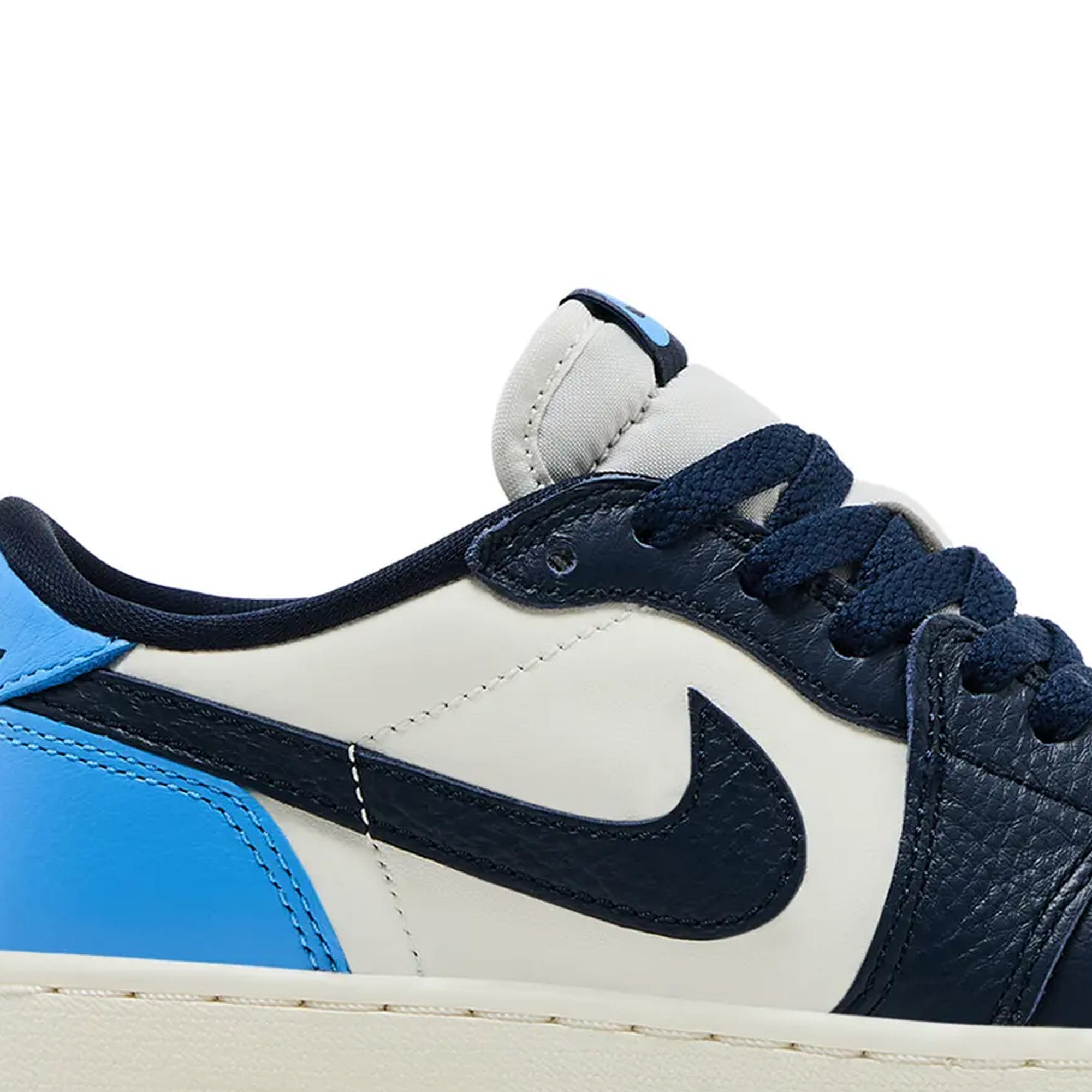 Air Jordan 1 Low OG 'Obsidian UNC' GS Sneakers (2025) - Retro Basketball Shoes for Women & Girls - Perfect for Casual Wear, Street Style & Sneaker Collection