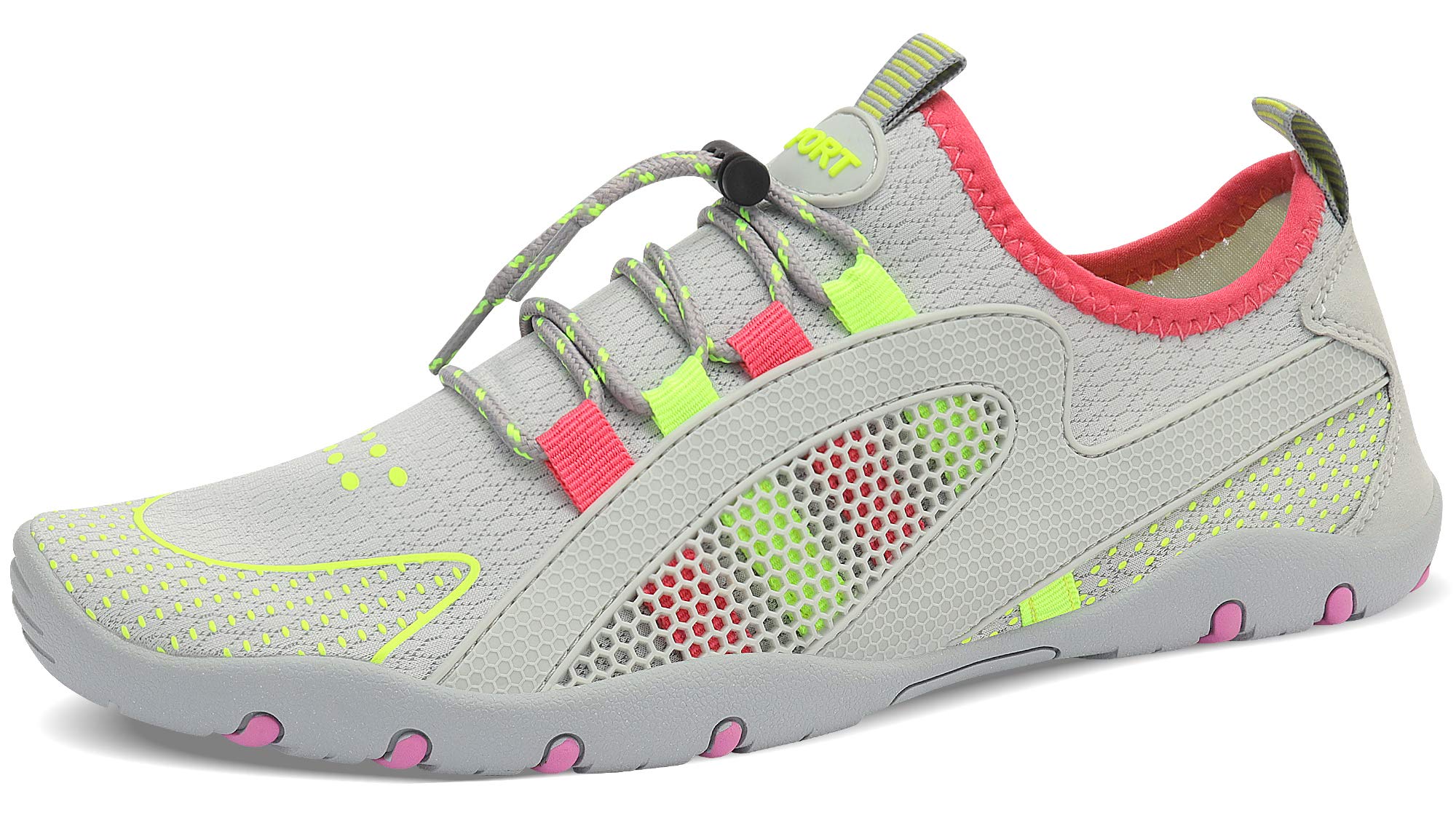 **WYHAN Men's & Women's Quick-Dry Water Shoes - Barefoot Aqua Socks for Swimming, Surfing, Beach, Pool, Yoga & Outdoor Activities**    **Perfect for Beach Vacations, Water Sports, Travel & Light Hiking**